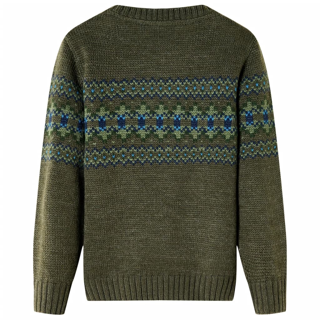Kinderpullover Gestrickt Cognac 116