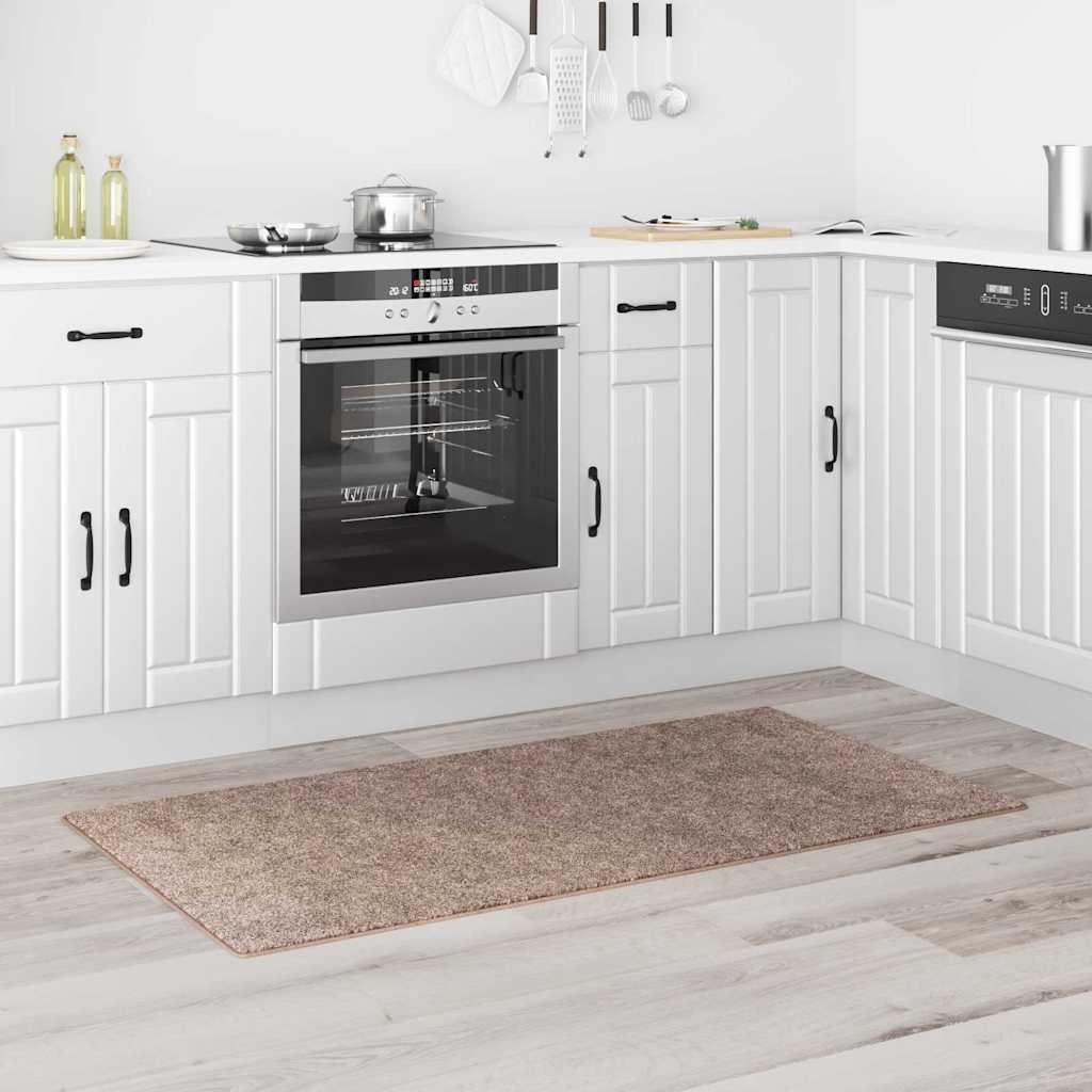 Anti-Rutsch Shaggy Teppich Dunkelgrau 200 x 200 cm PP