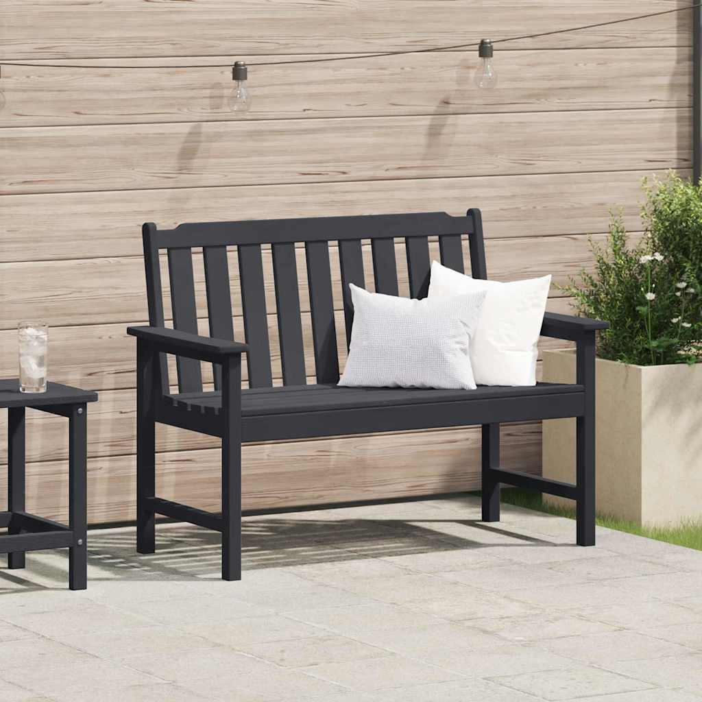 Gartenbank Weiß 120 x 59 x 88 cm HDPE