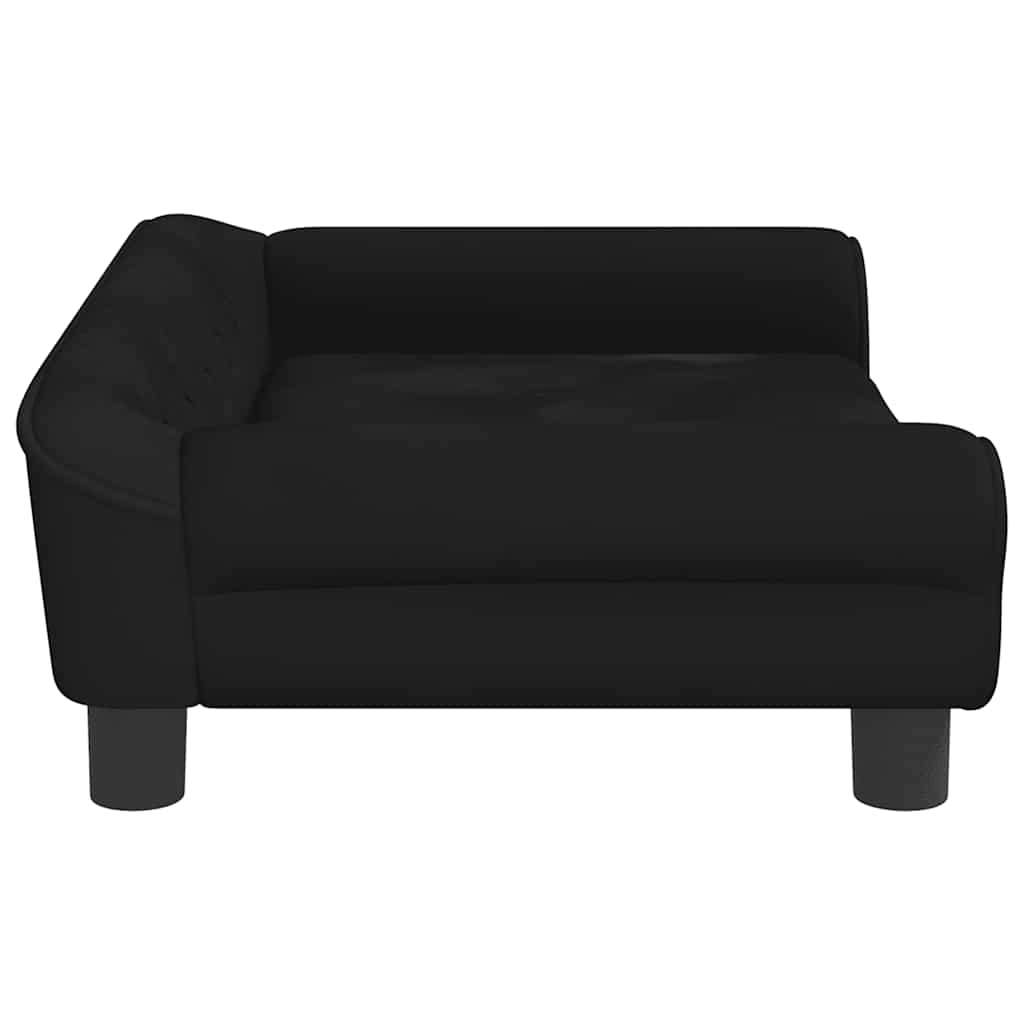 Kindersofa Blau 100x50x26 cm Samt
