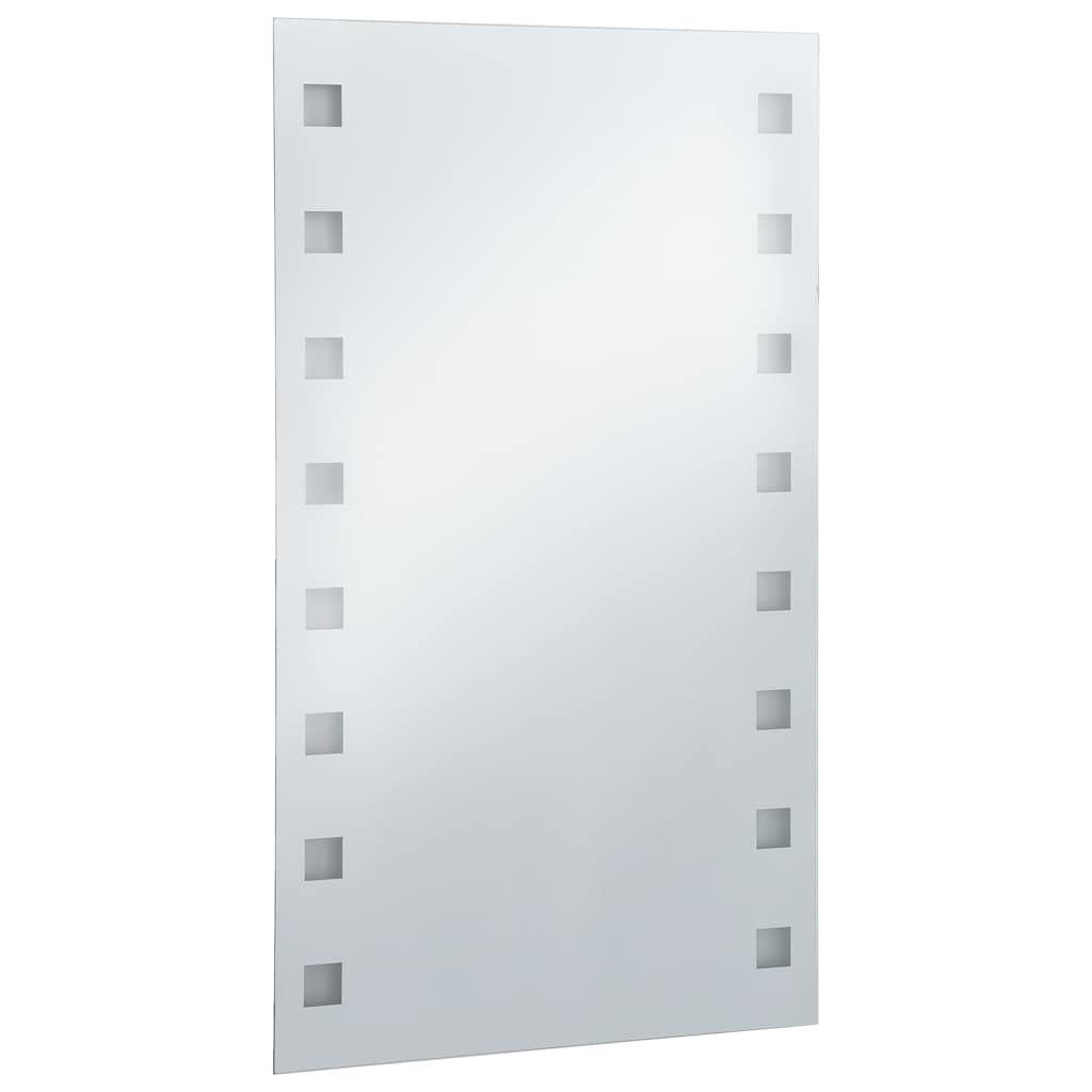 Badezimmer-Wandspiegel mit LEDs 60x80 cm