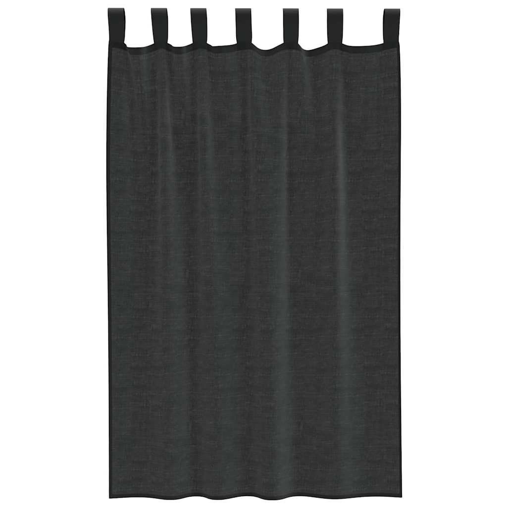 Voile Vorhänge mit Ösen 2 Stk. Apfelgrün 140x140 cm