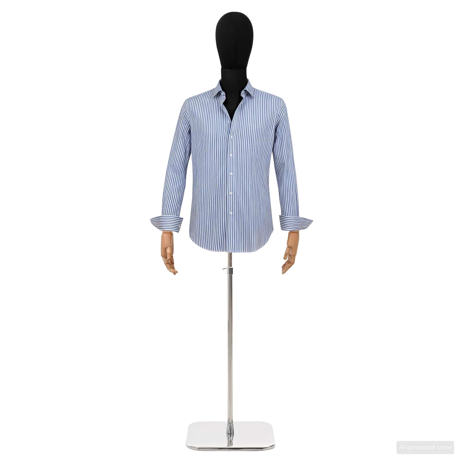 Verstellbare Mannequin 165-213 cm mit Fuß Weiblich PP Weiß