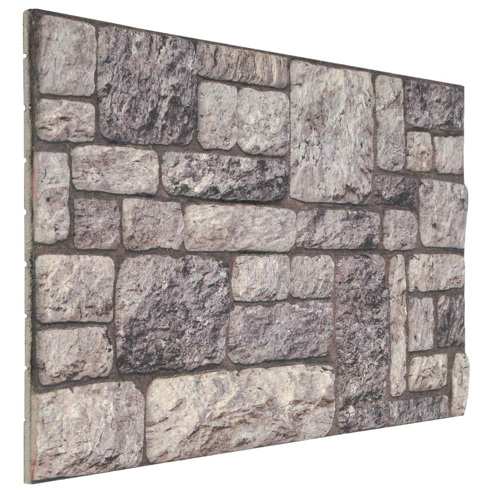 Wandpaneele 10 pcs Ziegel 100 x 50 cm EPS-Schaum