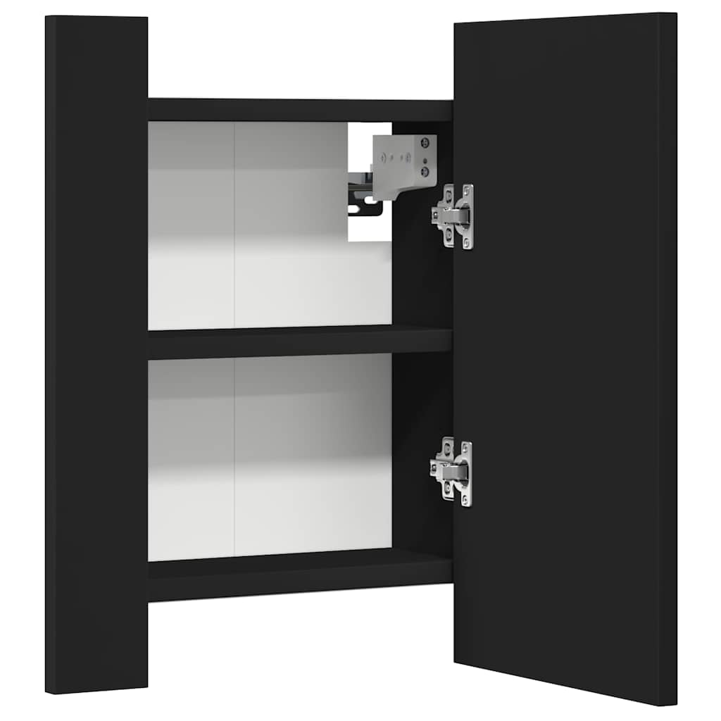 LED-Bad-Spiegelschrank Weiß 40x12x45 cm Acryl
