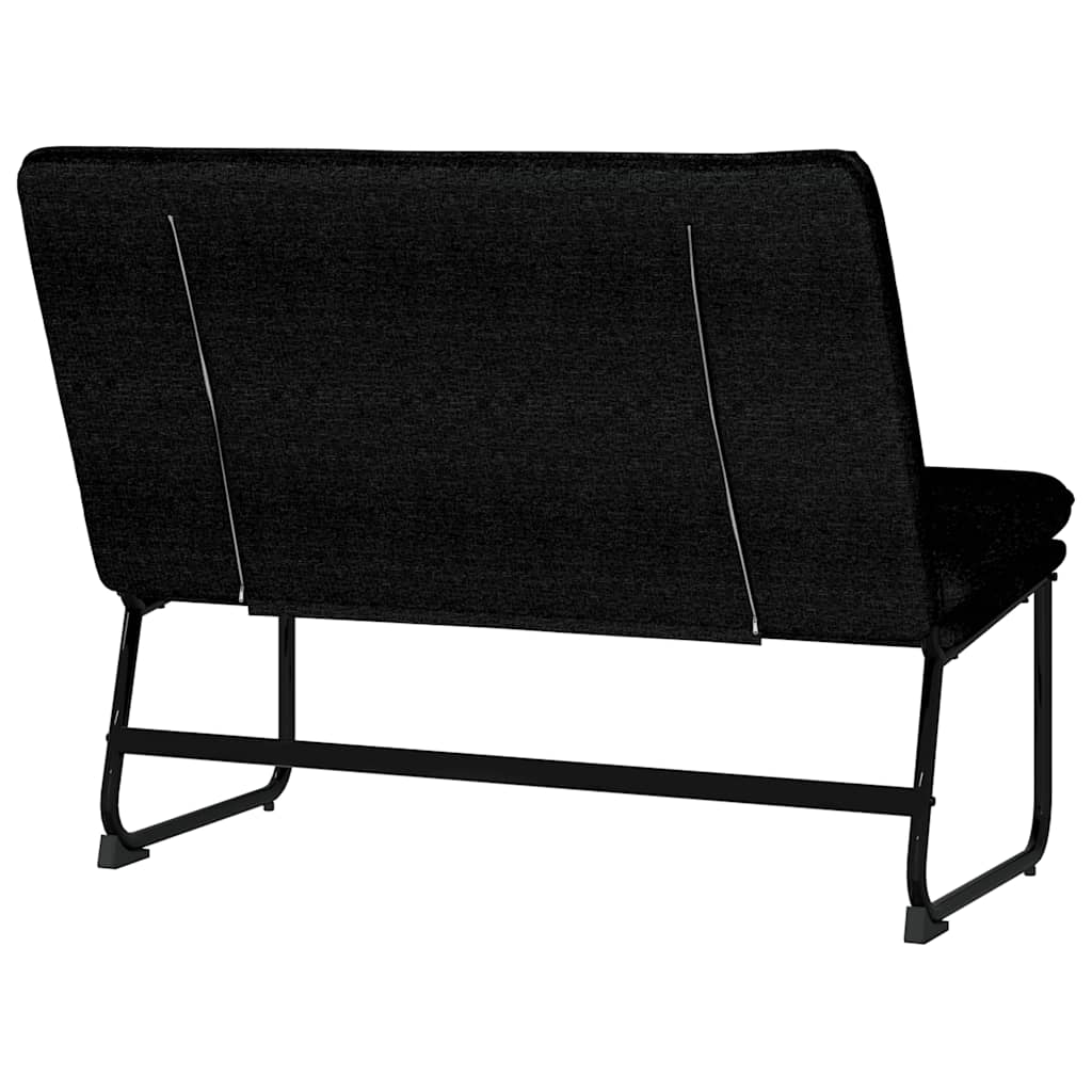 Sitzbank Hellgrau 100x75x76 cm Stoff