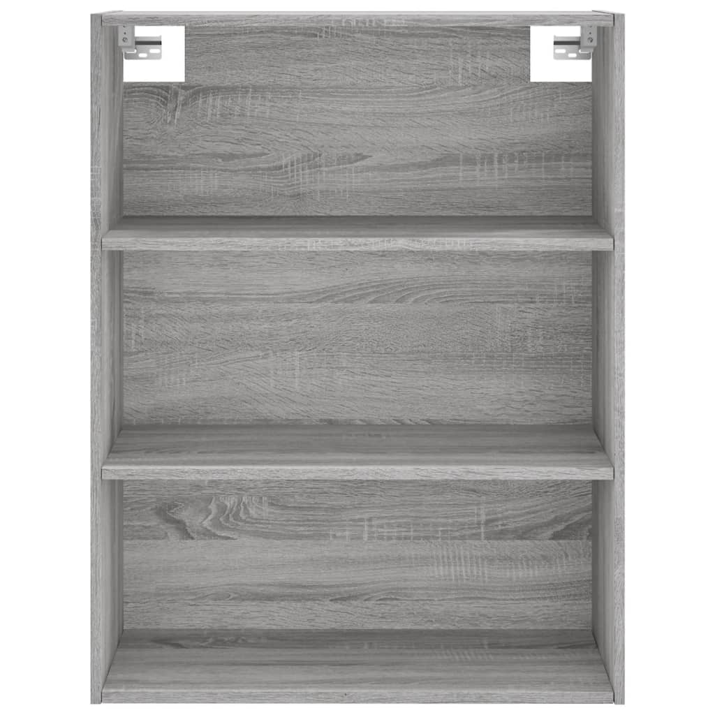 Highboard Betongrau 69,5x34x180 cm Holzwerkstoff