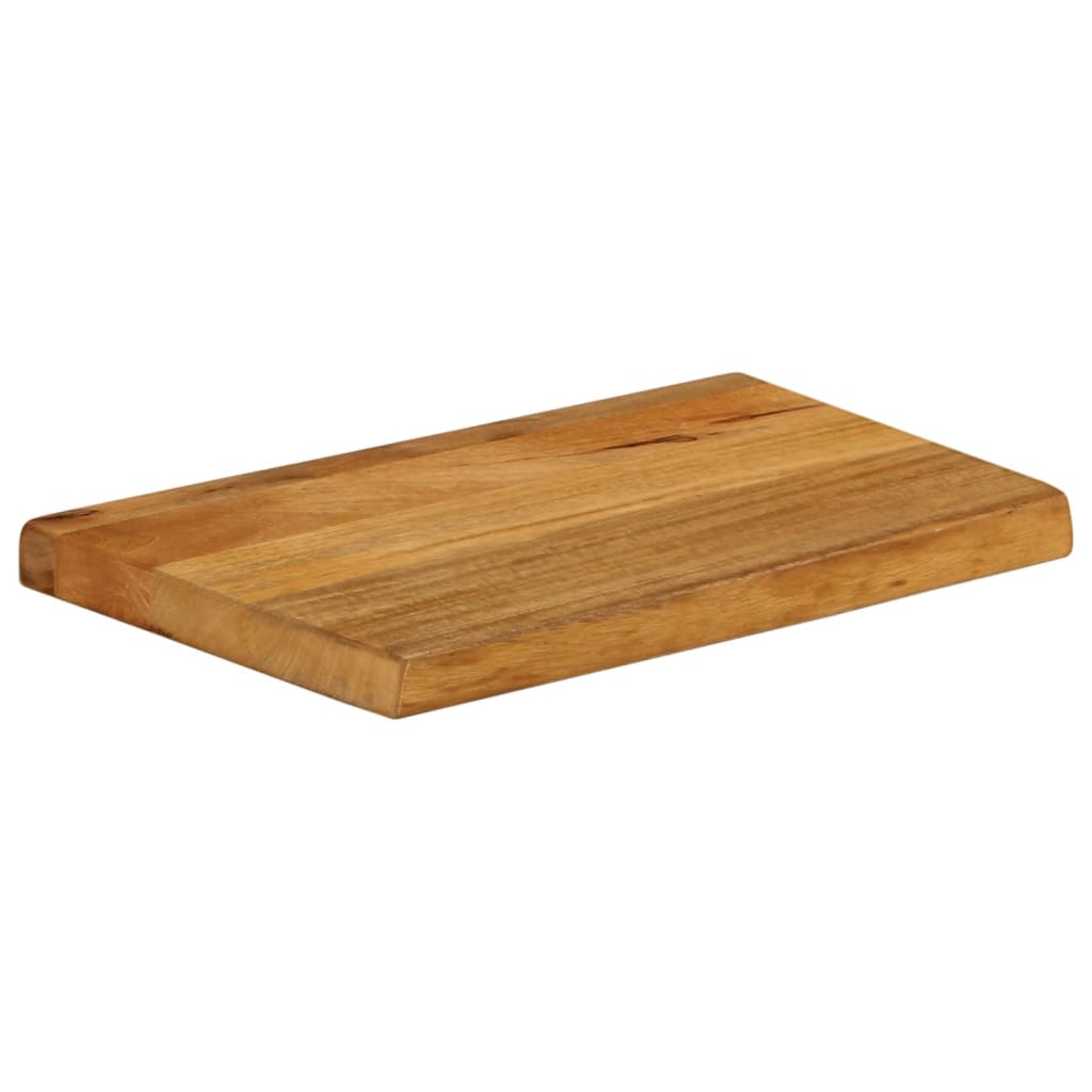 Wandregal 40x20x2,5 cm Rechteckig Massivholz Akazie Baumkante