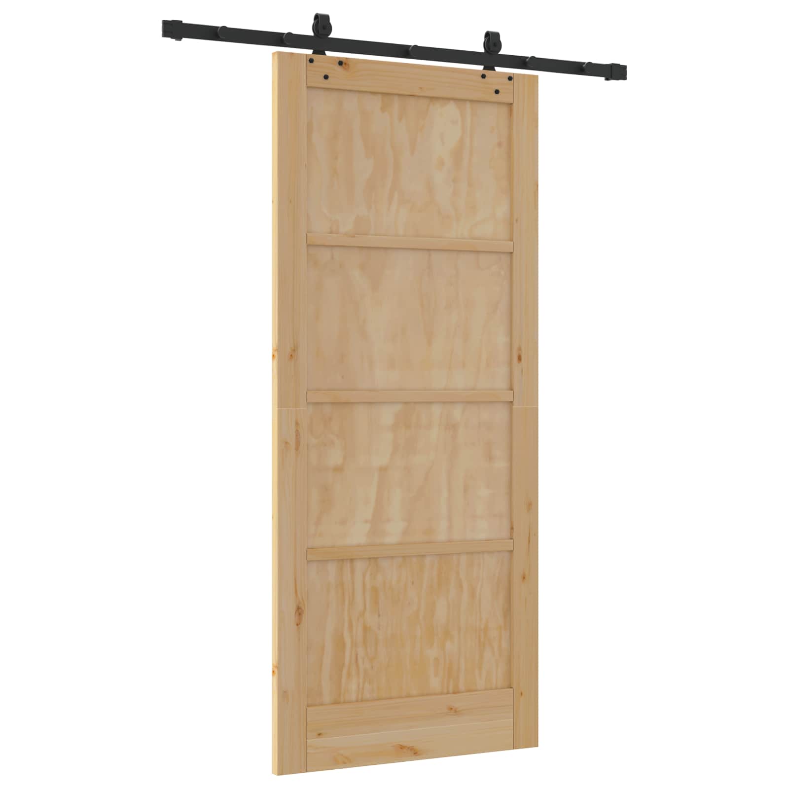 Schiebetür ORKDAL Natur 61 x 198,5 cm Massives Kiefernholz