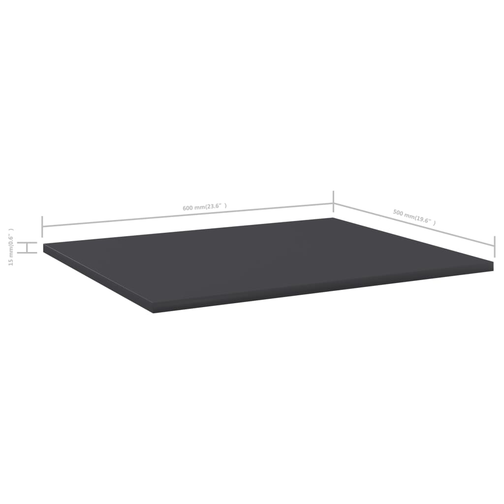 Bücherregal-Bretter 4 Stk. Weiß 40x10x1,5 cm Holzwerkstoff