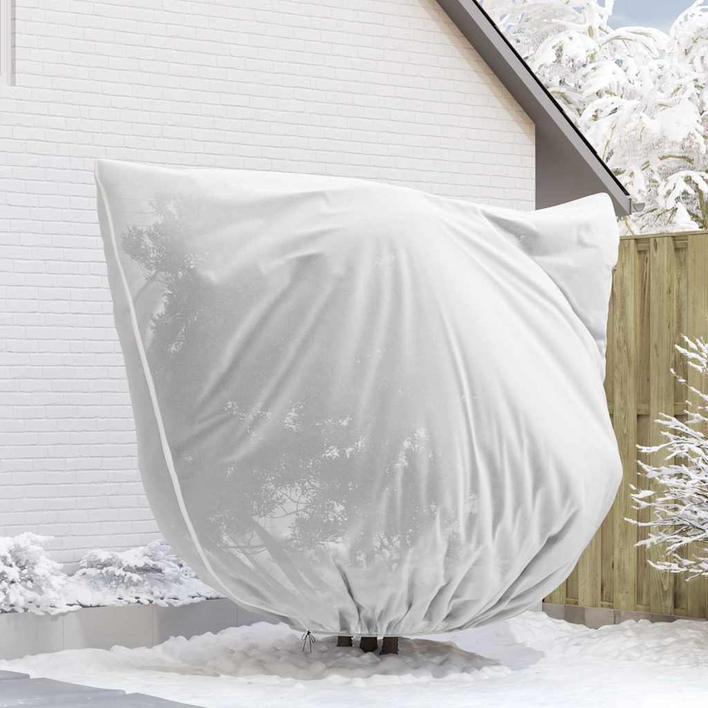 Wintervlies mit Reißverschluss 4 Stk. 70 g/m² 1x1,55 m