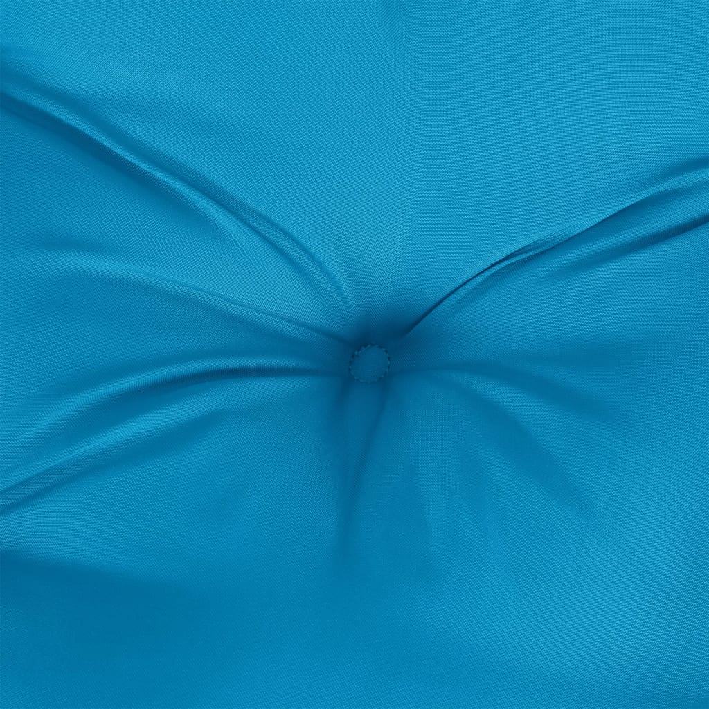 Kissen Rund Marineblau Ø 60x11 cm Oxford-Gewebe