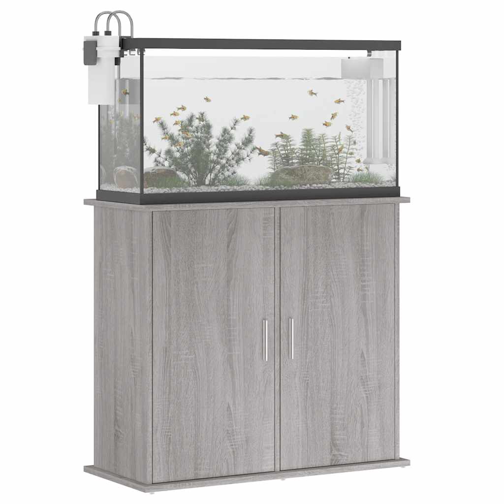 Aquariumständer Weiß 81x36x73 cm Holzwerkstoff