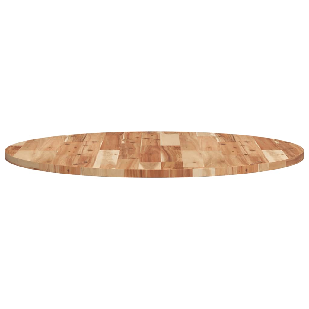 Tischplatte Rund Ø40x2 cm Massivholz Akazie