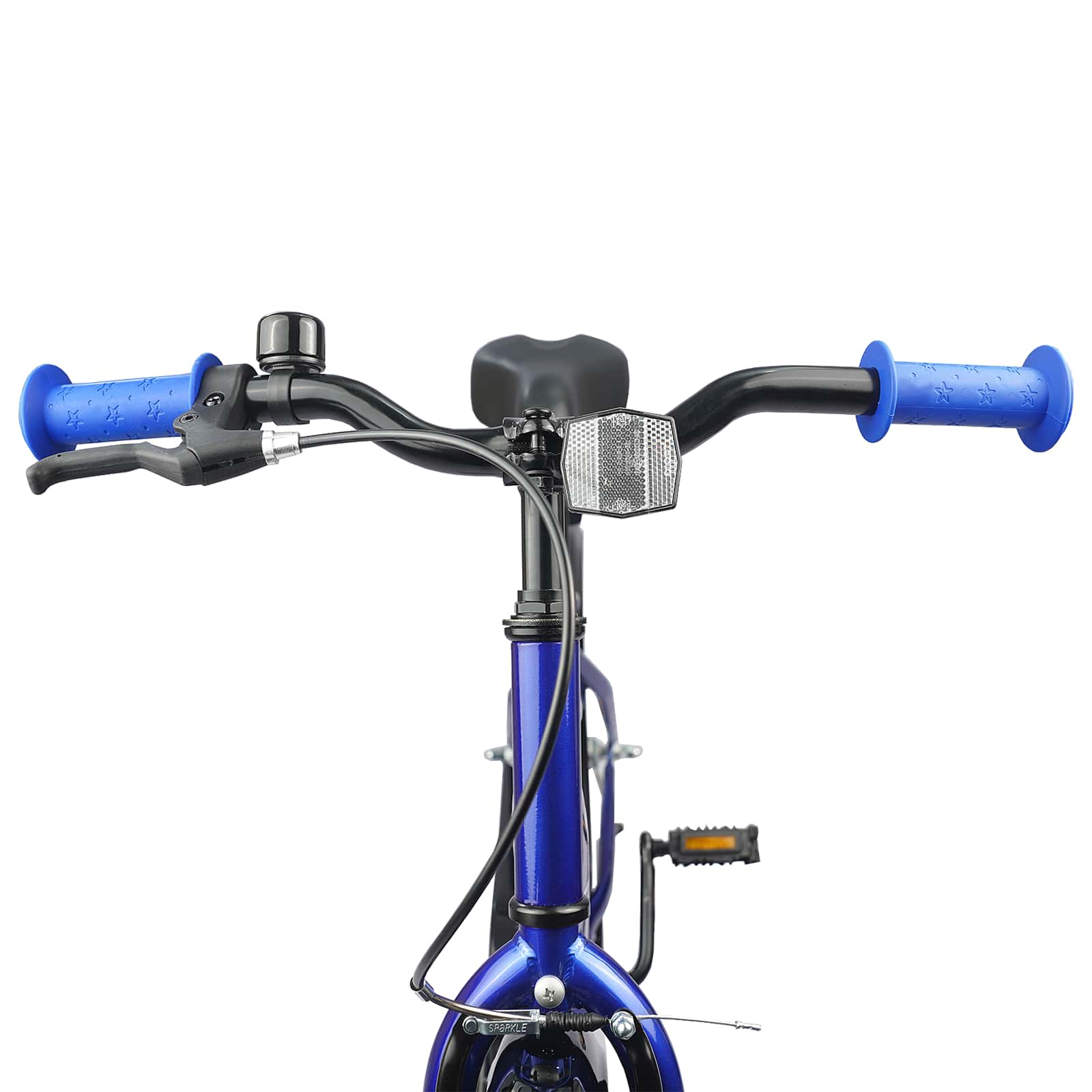 Kinderfahrrad 12 Zoll für 2-4 Jahre alt Schwarz