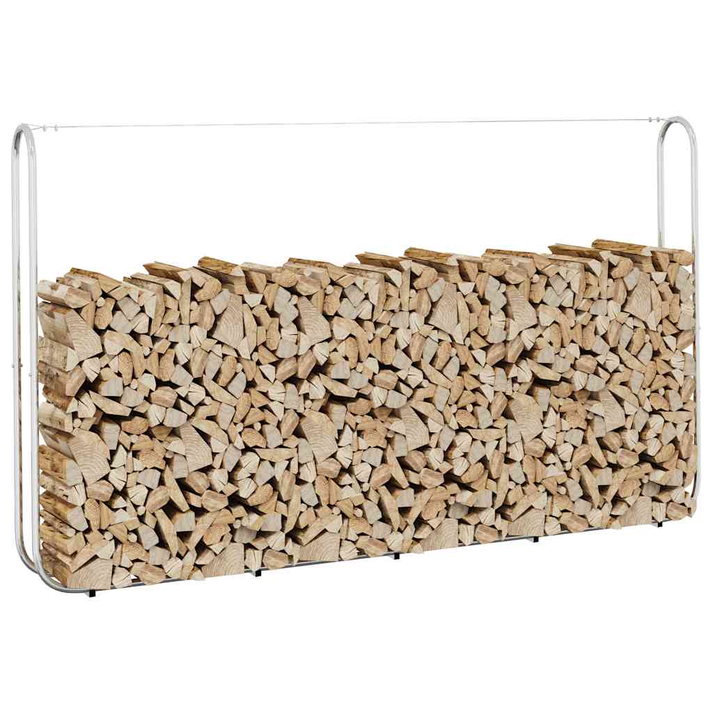 Kaminholzregal 100x25x150 cm Stahl verzinkt