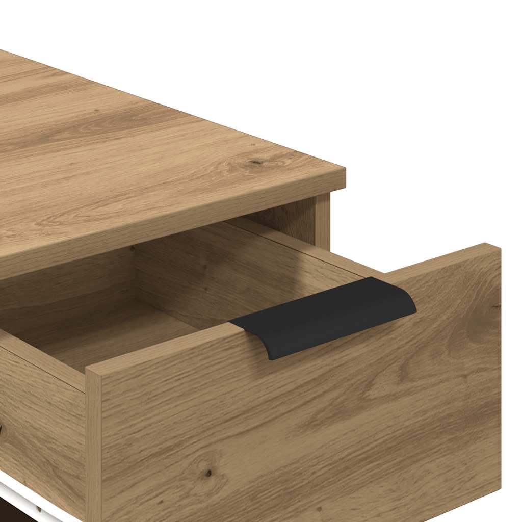 Büroschrank Weiß 33,5x50x75 cm Holzwerkstoff