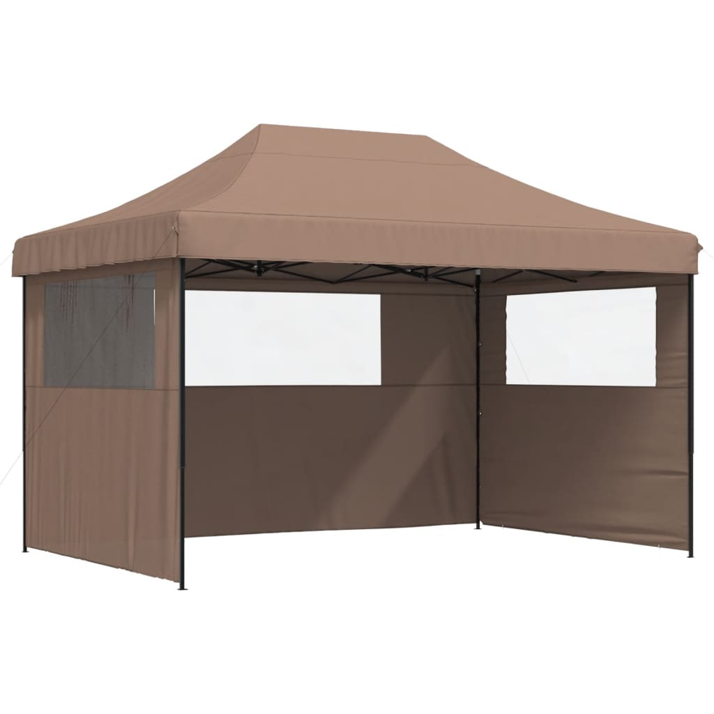 Partyzelt Faltbar Pop-Up Beige 410x279x315 cm