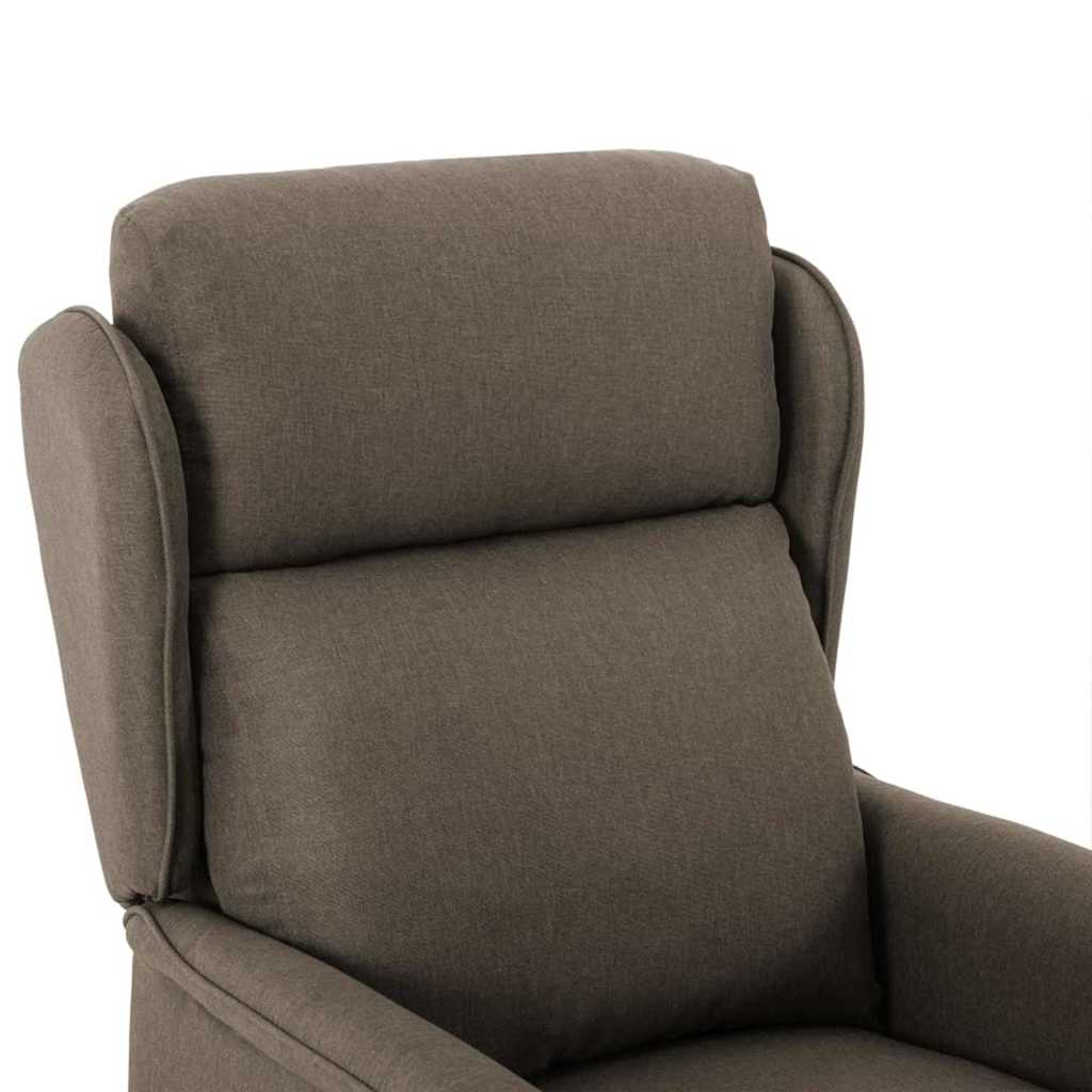 Massagesessel mit Kissen Hellgrau 93,5 x 67,5 x 101,5 cm Stoff