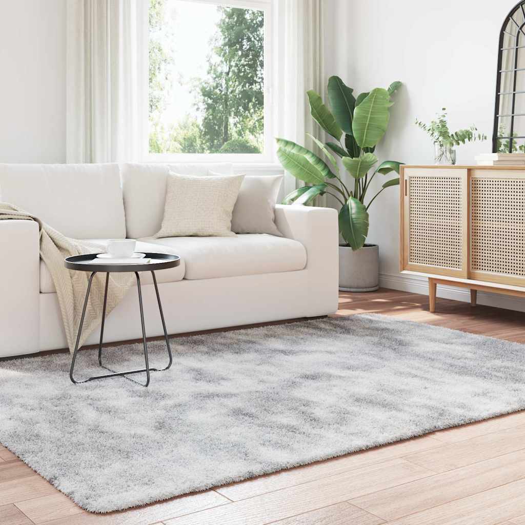 Teppich Shaggy Hochflor NAVARRA Beige 60x100 cm Polyester