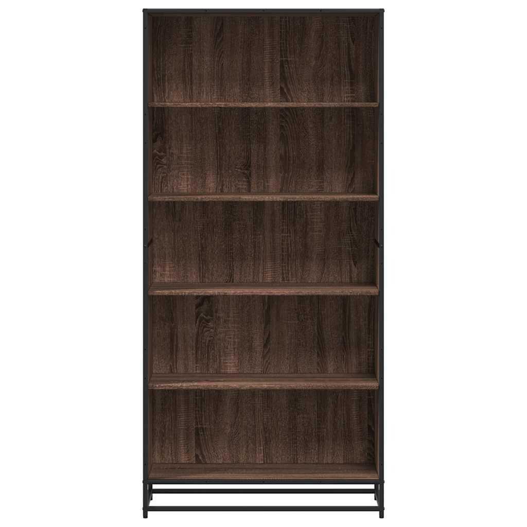Bücherregal Schwarz 60x35x139 cm Holzwerkstoff