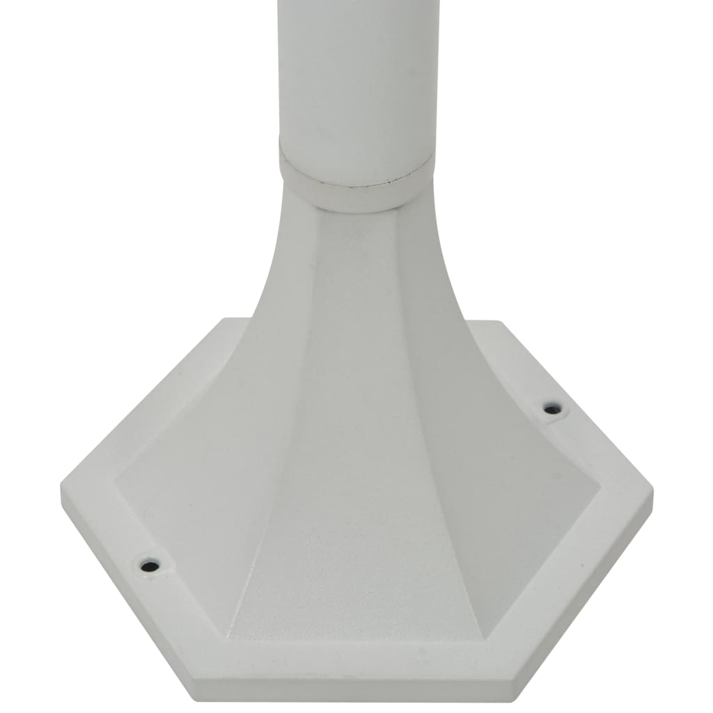 Garten-Pollerleuchte 6 Stk. E27 110 cm Aluminium Dunkelgrün