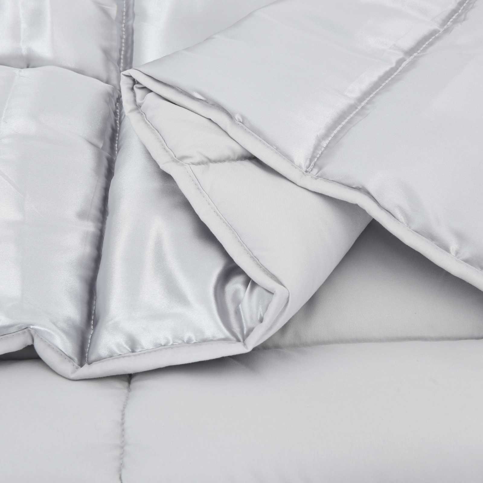 Sommerdecke Gold 135 x 200 cm Satin und Mikrofaser
