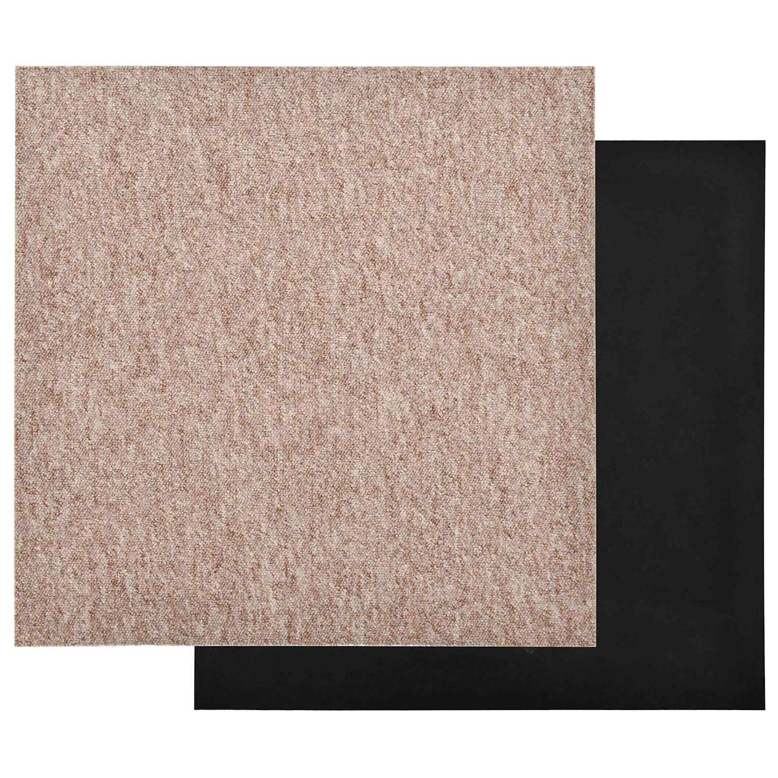 Teppich 20 pcs Gestreiftes Anthrazit 50 x 50 cm