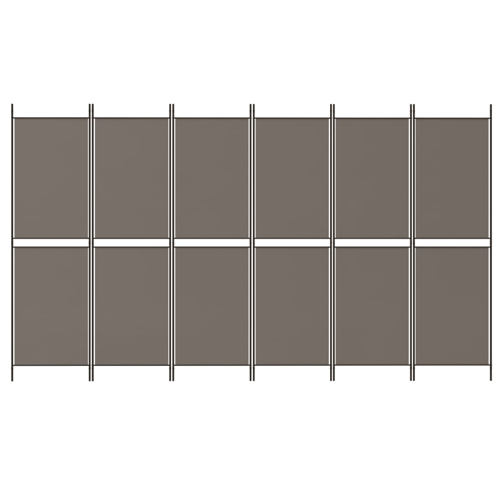 3-teiliger Raumteiler Beige 150 x 180 cm Stoff