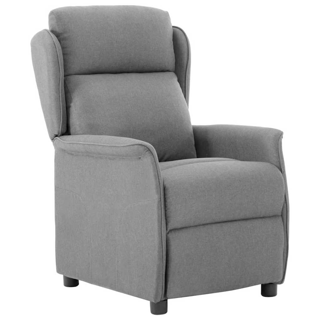Liegestuhl Hellgrau 66,5 x 94 x 101,5 cm Polyester