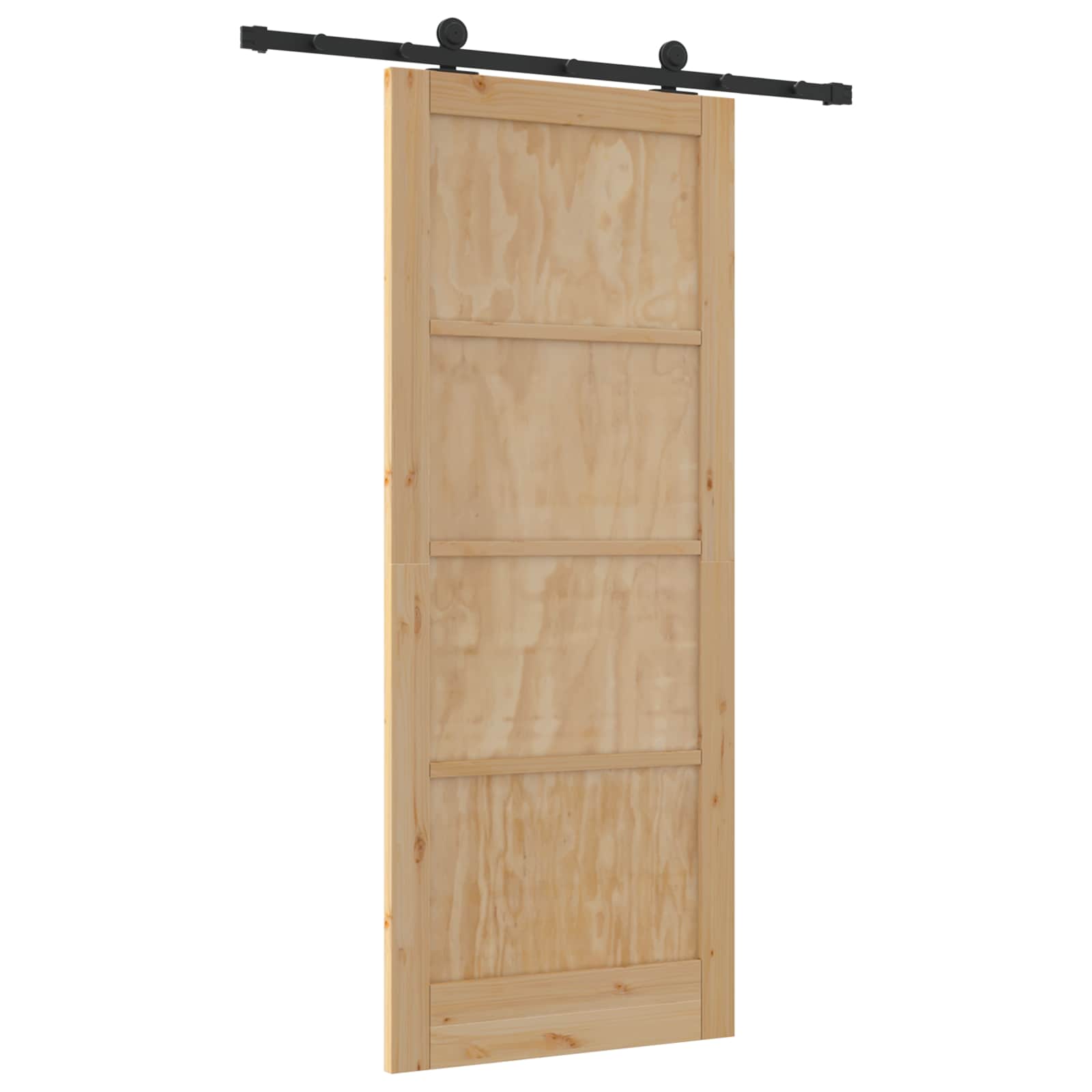Schiebetür ORKDAL Natur 61 x 198,5 cm Massives Kiefernholz
