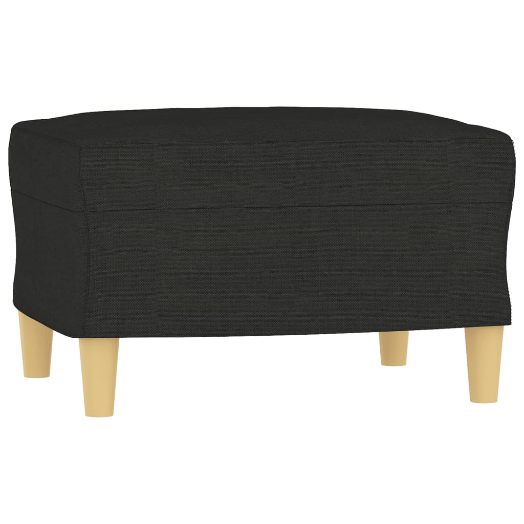 3-tlg. Sofagarnitur mit Kissen Taupe Stoff