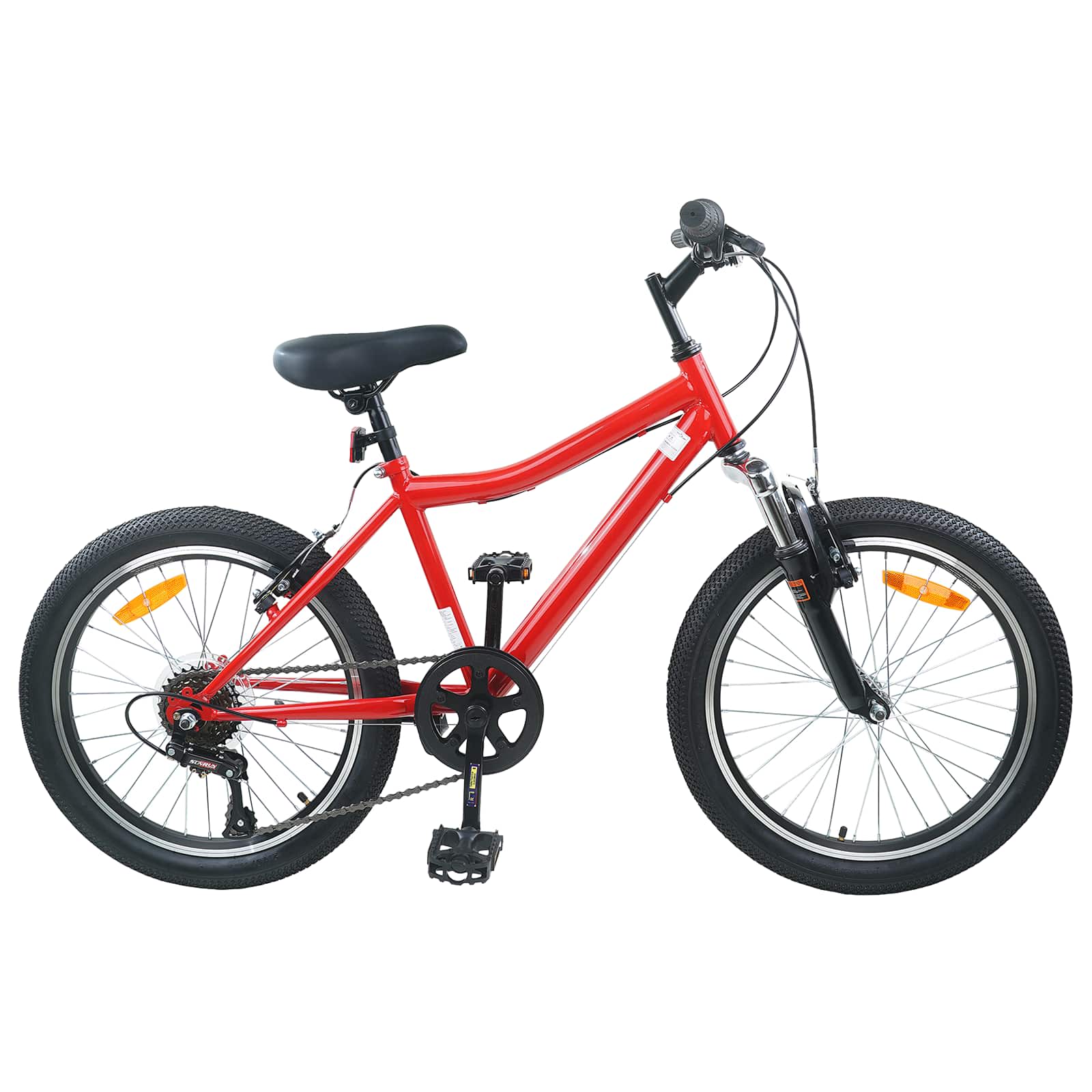 Kinderfahrrad 20 Zoll 6-Speed für 6-11 Jahre alt Schwarz