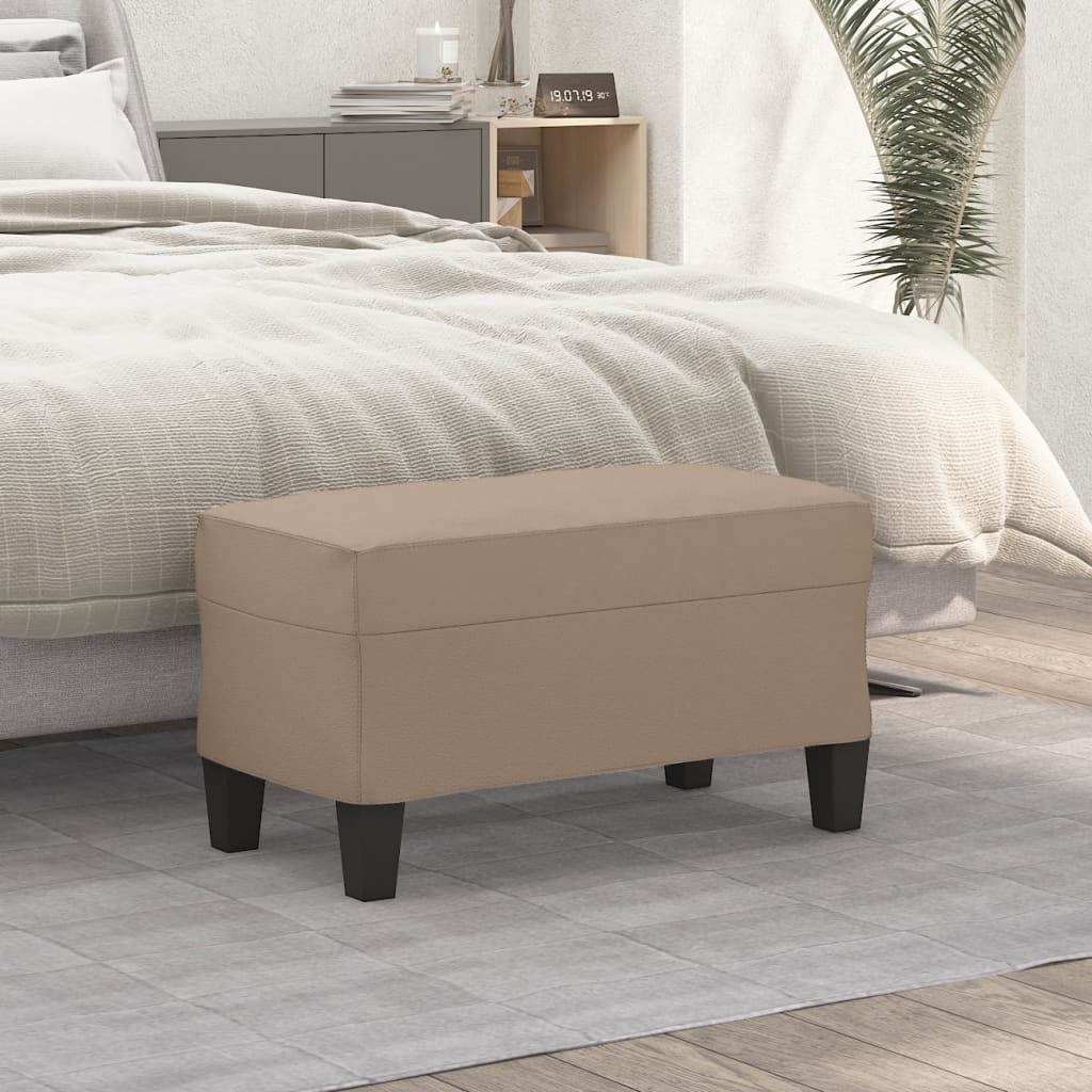 Sitzbank Schwarz 70x35x41 cm Kunstleder