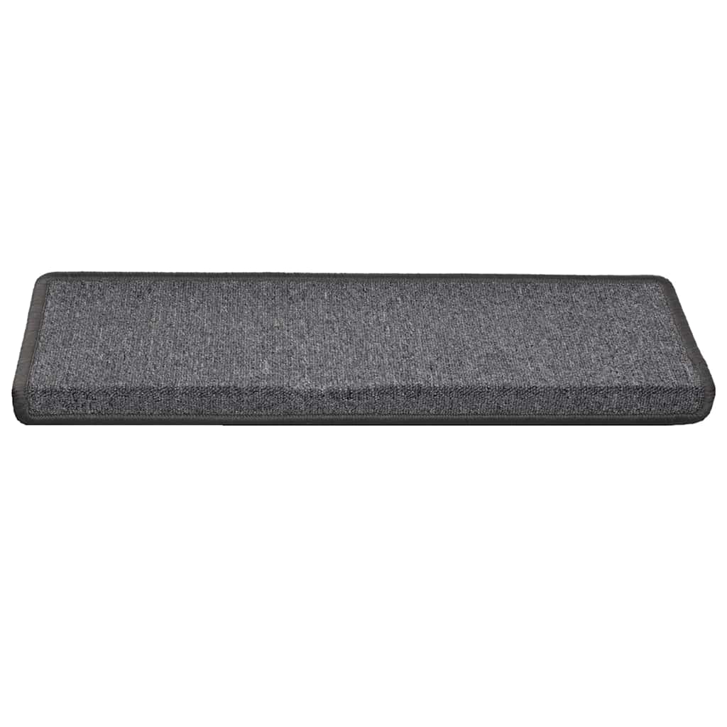 Stufenmatten 15 Stk. 65x21x4 cm Anthrazit Rechteckiger Rand
