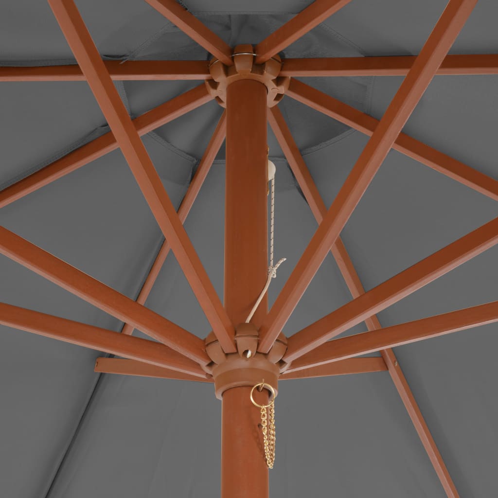 Sonnenschirm 300x258 cm Sandweiß