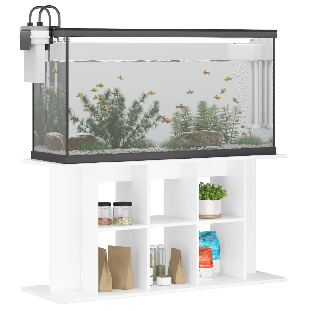 Aquariumständer Weiß 60x30x60 cm Holzwerkstoff