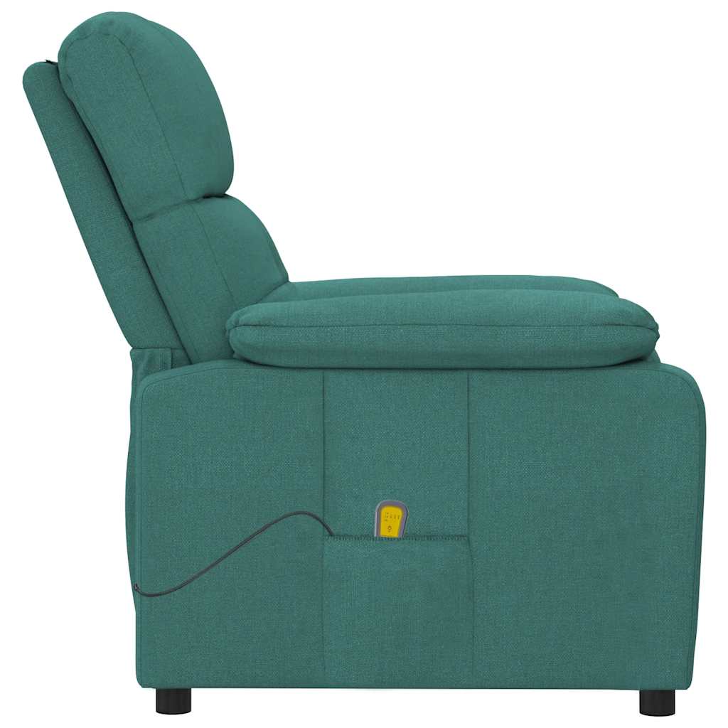 Massagesessel Hellgrau Stoff