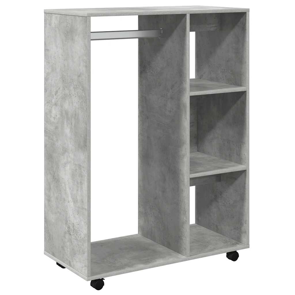 Kleiderschrank Weiß 80x40x110 cm Holzwerkstoff