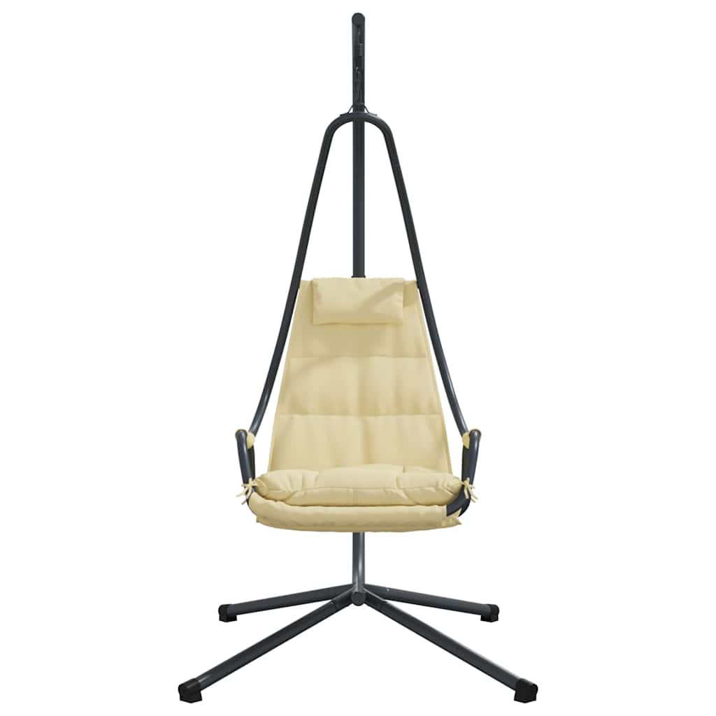 Hängendes Ei-Stuhl Anthrazit 94 x 107 x 196,5 cm Stahl