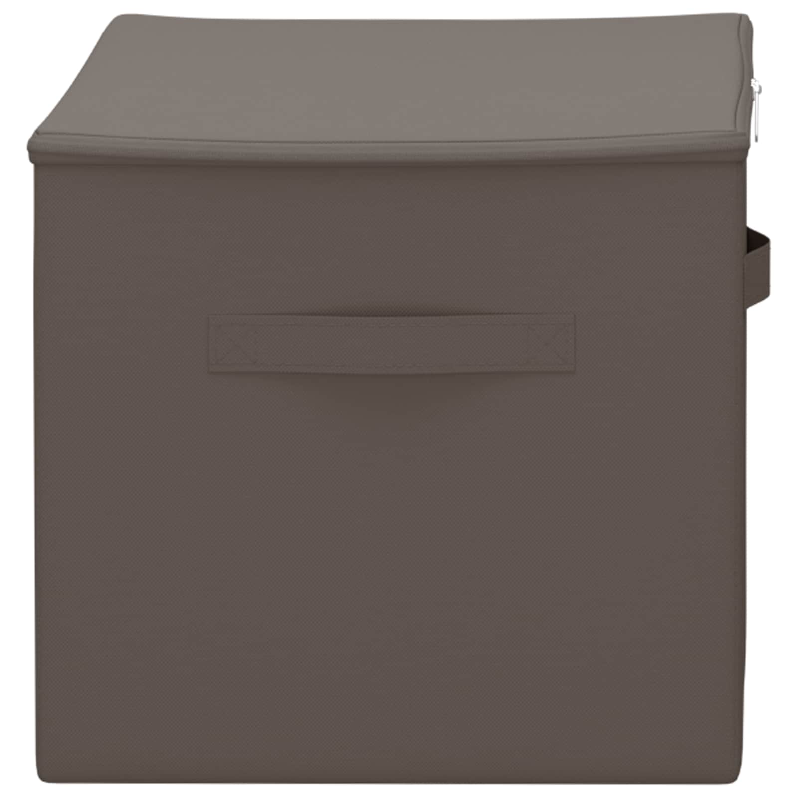 Aufbewahrungsbox Stoff 50x30x25 cm Anthrazit
