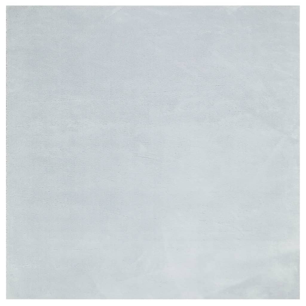 Teppich HUARTE Kurzflor Weich und Waschbar Anthrazit 60x110 cm