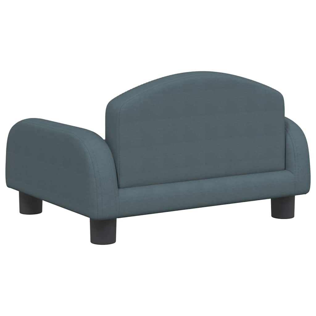 Hundebett Dunkelgrau 70x45x30 cm Stoff