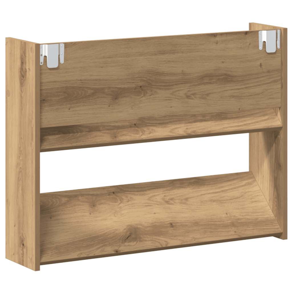 Wand-Schuhschränke 4 Stk. Weiß 60x18x60 cm Holzwerkstoff