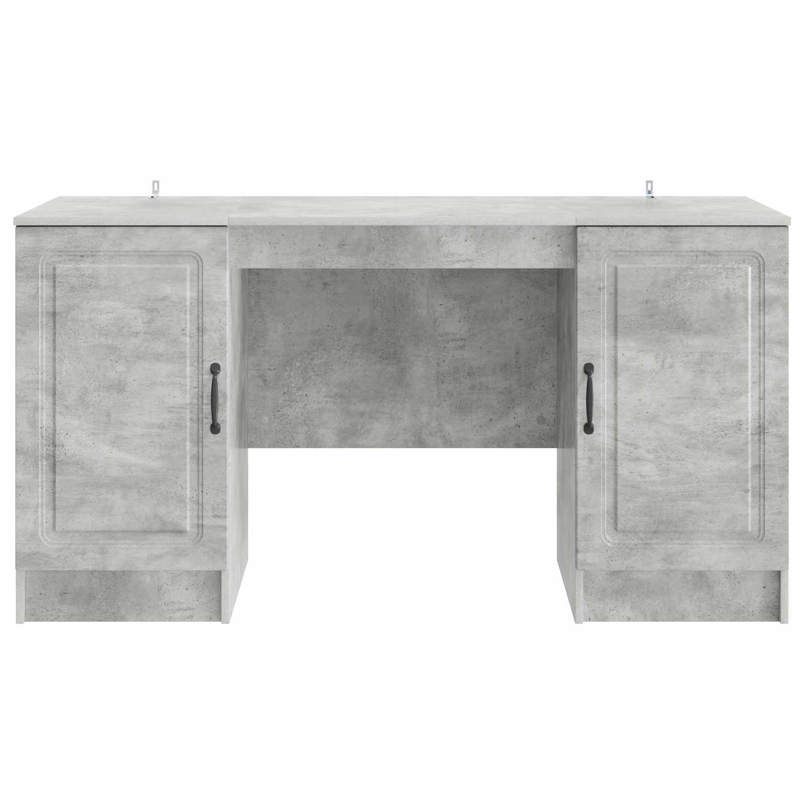 Schreibtisch mit Regal Schwarz 142,5 x 50 x 75 cm Holzwerkstoff
