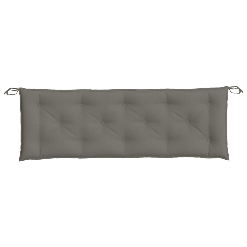 Gartenbank-Auflage Melange Anthrazit 100x50x7 cm Stoff