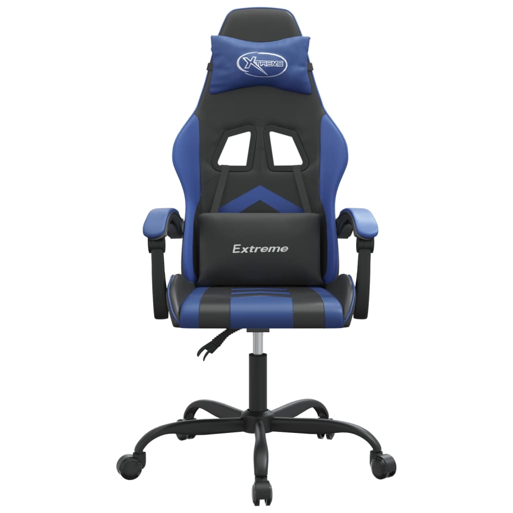 Gaming-Stuhl Drehbar Schwarz und Rot Kunstleder
