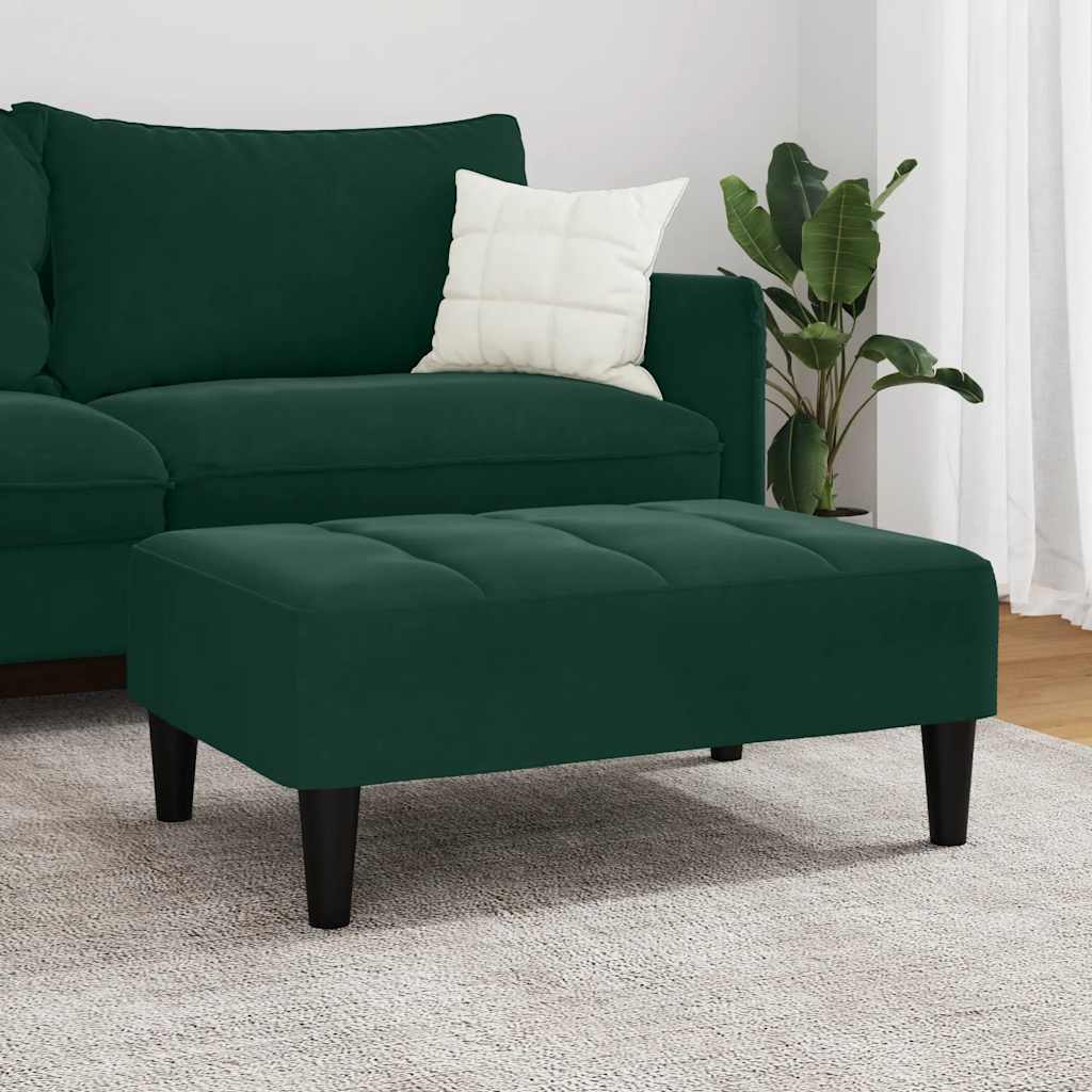 Fußhocker Blau 77x55x31 cm Samt