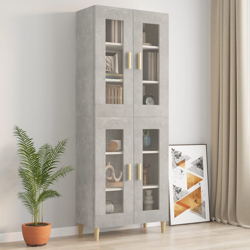 Hängeschrank Weiß 69,5x34x90 cm