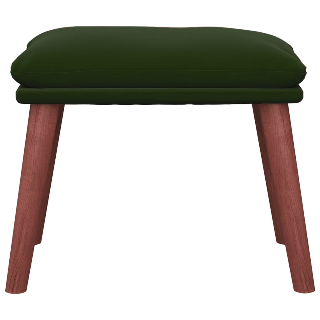 Fußhocker Hellgrau 45x29,5x35 cm Samt